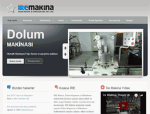 Tablet Screenshot of iremakina.com